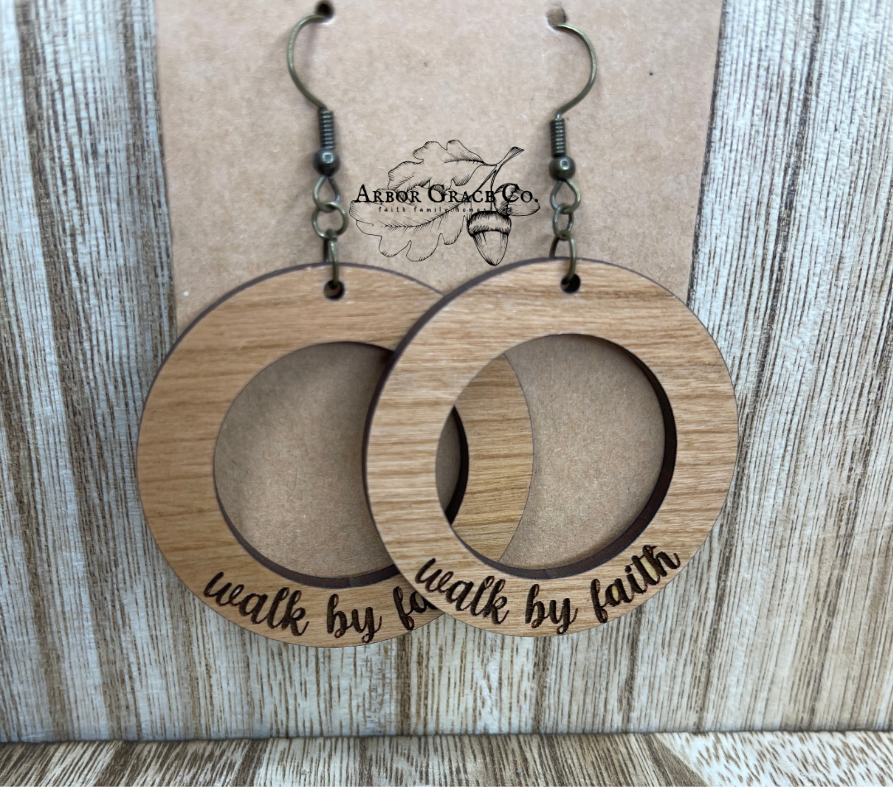 Walk By Faith Earrings