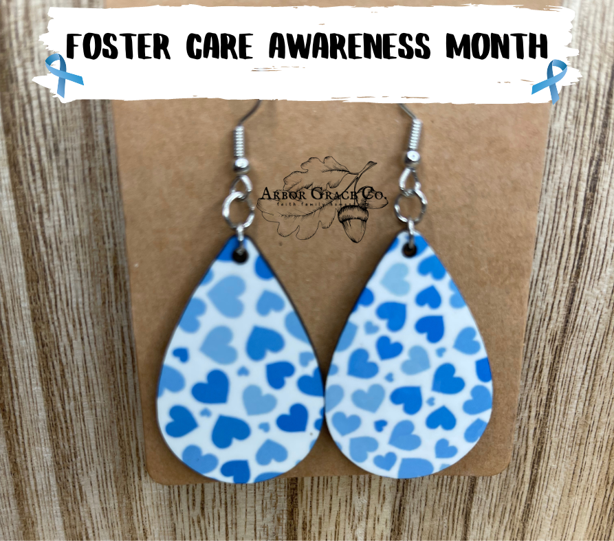 Foster Care Awareness Earrings