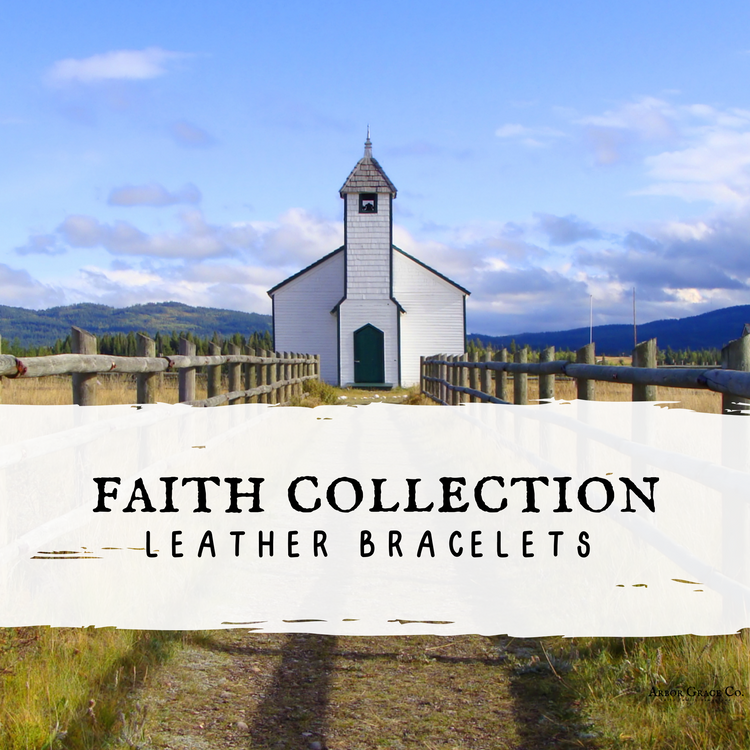 Leather Faith Bracelets